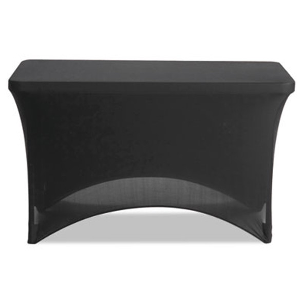 Igear Fabric Table Cover, Polyester/Spandex, 24" X 48", Black