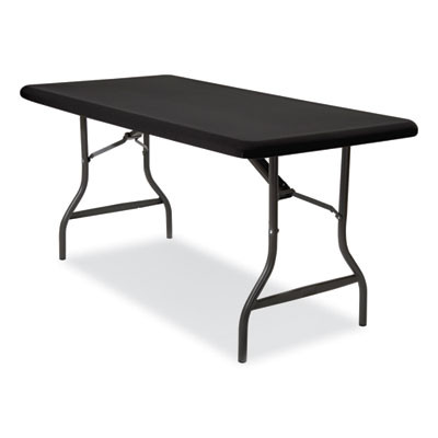 Igear Fabric Table Top Cap Cover, Polyester/Spandex, 30" x 96", Black
