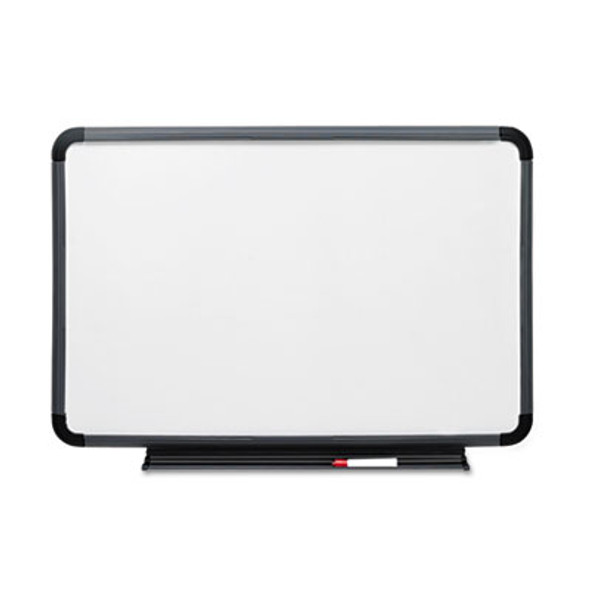 Ingenuity Dry Erase Board, 48" x 36", White Surface, Charcoal Gray Polyethylene Frame