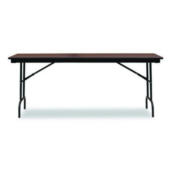 Officeworks Commercial Wood-Laminate Folding Table, Rectangular, 72" x 30" x 29", Mahogany
