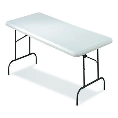 Indestructables Too 600 Series Folding Table, Rectangular, 72" x 30" x 29", Platinum