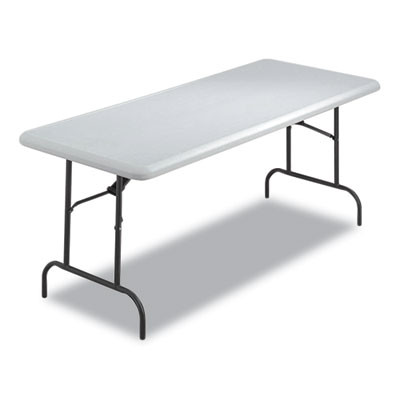 Indestructables Too 600 Series Folding Table, Rectangular, 72" x 30" x 29", Platinum