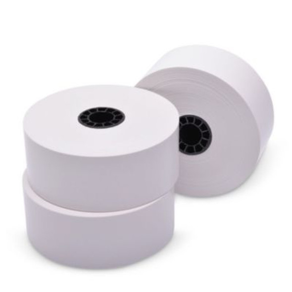Sticky Media, 1.57" x 270 Ft, White, 12 Rolls/Carton
