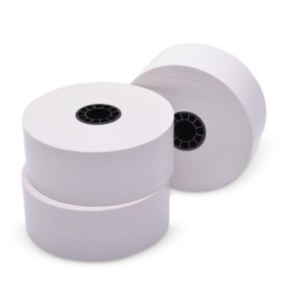 Sticky Media, 1.57" x 270 Ft, White, 12 Rolls/Carton