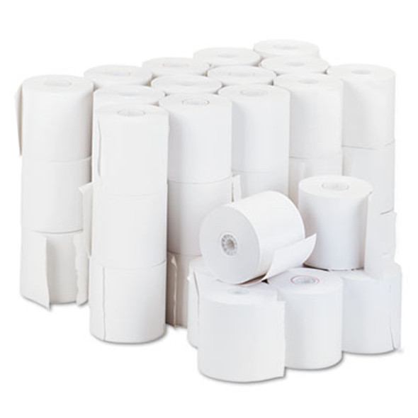 Impact Bond Paper Rolls, 3" X 150 Ft, White, 50/Carton
