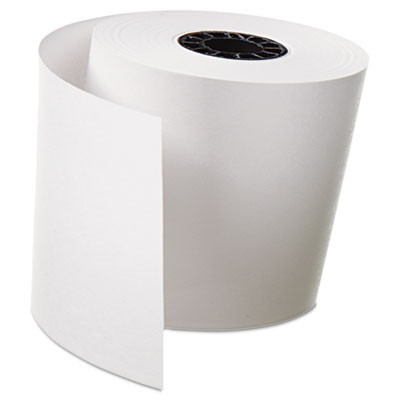 Impact Bond Paper Rolls, 3" X 85 Ft, White, 50/Carton