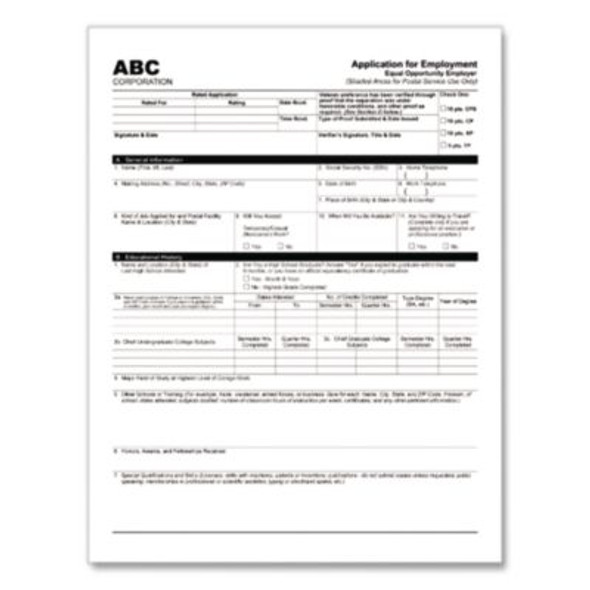 Digital Carbonless Paper, 2-Part, 8.5 x 11, White/Canary, 2,500/Carton