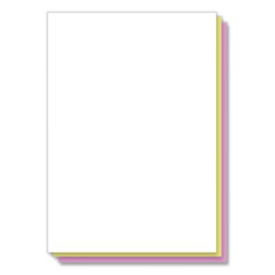 Digital Carbonless Paper, 3-Part, 8.5" x 11", White/Canary/Pink, 835/Carton