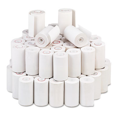Direct Thermal Printing Thermal Paper Rolls, 3.13" X 90 Ft, White, 72/Carton