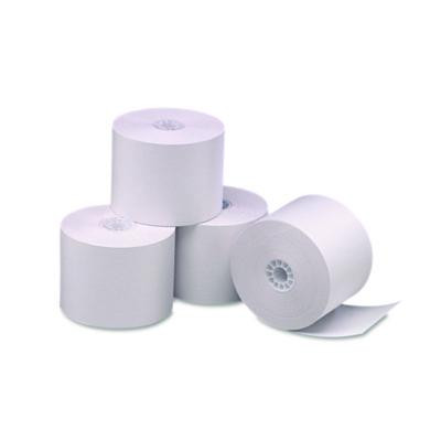 Direct Thermal Printing Thermal Paper Rolls, 2.25" X 165 Ft, White, 6/Pack