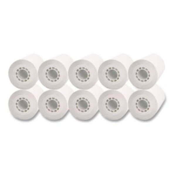 Direct Thermal Printing Thermal Paper Rolls, 3.13" X 230 Ft, White, 10/Pack