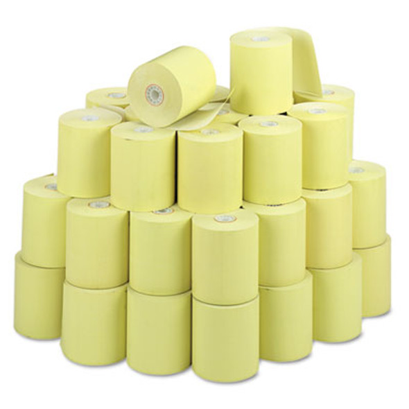 Direct Thermal Printing Thermal Paper Rolls, 3.13" X 230 Ft, Canary, 50/Carton