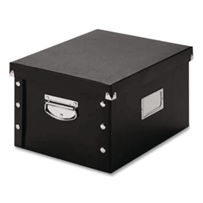 File Box, Letter/Legal Files, 16.25" X 9.75" X 13.25", Black