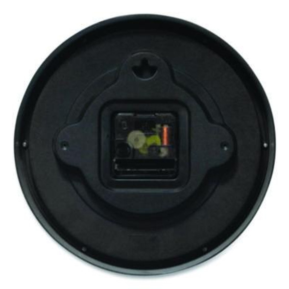 Metro Wall Clock, 9" Diameter, Silver Case, 1 Aa (Sold Separately)