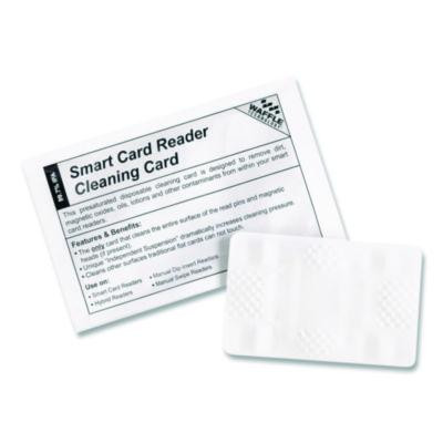Magnetic Card Reader Cleaning Cards, 2.1" X 3.35", 50/Carton