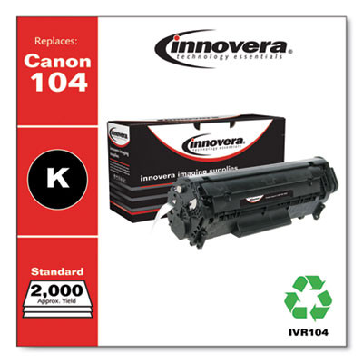 Remanufactured Black Toner, Replacement For 104 (0263B001Aa), 2,000 Page-Yield