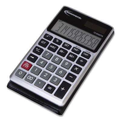 15922 Pocket Calculator, 12-Digit Lcd