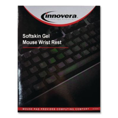 Softskin Gel Mouse Wrist Rest, 4.8 x 3, Black