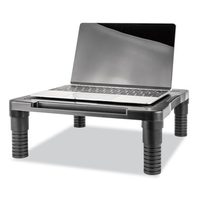 Single Level Monitor Riser, 13.13" x 13.5" x 4.92" To 7.28", Black
