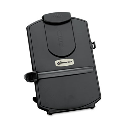 Desktop Copyholder, Holds Up To 25 Letter Size Sheets, Plastic, Black