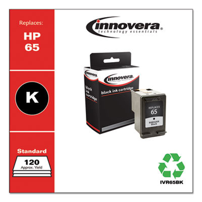 Remanufactured Black Ink, Replacement For 65 (N9K02An), 120 Page-Yield