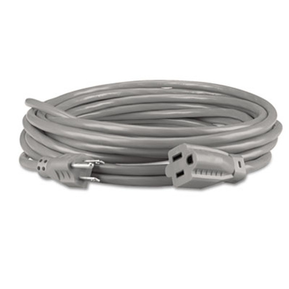 Indoor Heavy-Duty Extension Cord, 15 Ft, 13 A, Gray