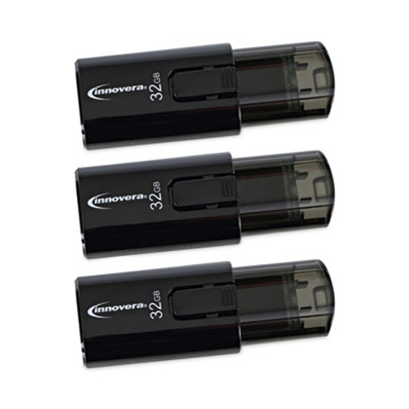 Usb 3.0 Flash Drive, 32 Gb, 3/Pack