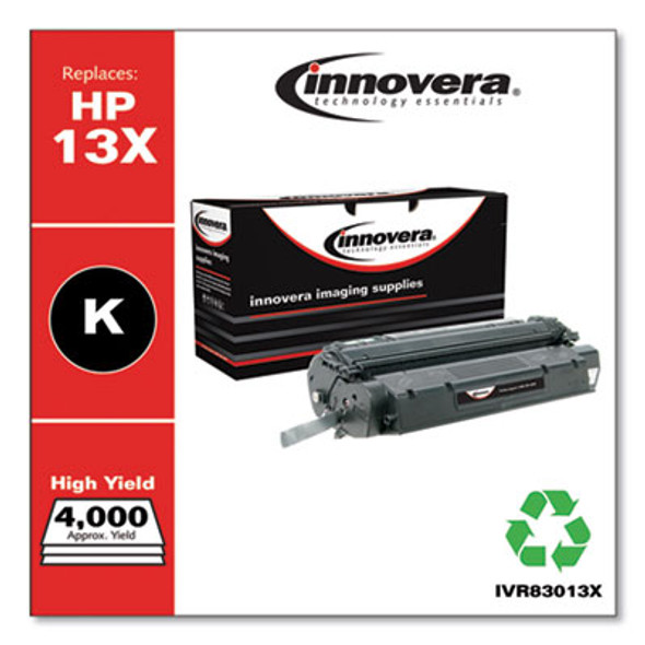 Remanufactured Black High-Yield Toner, Replacement For 13X (Q2613X), 4,000 Page-Yield