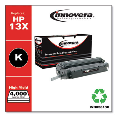 Remanufactured Black High-Yield Toner, Replacement For 13X (Q2613X), 4,000 Page-Yield