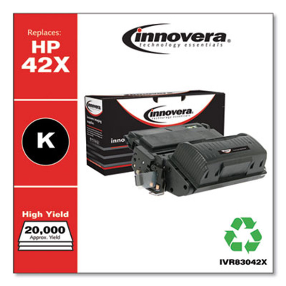 Remanufactured Black High-Yield Toner, Replacement For 42X (Q5942X), 20,000 Page-Yield
