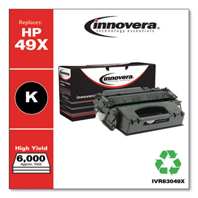 Remanufactured Black High-Yield Toner, Replacement For 49X (Q5949X), 6,000 Page-Yield