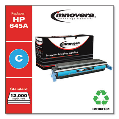 Remanufactured Cyan Toner, Replacement For 645A (C9731A), 12,000 Page-Yield