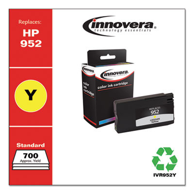 Remanufactured Yellow Ink, Replacement For 952 (L0S55An), 700 Page-Yield