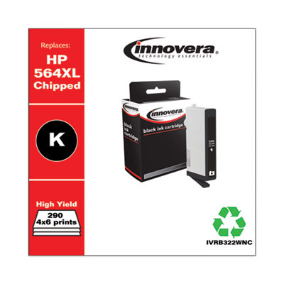 Remanufactured Photo Black High-Yield Ink, Replacement For 564Xl (Cb322Wn), 290 Page-Yield