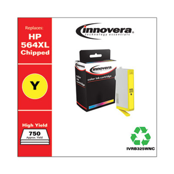 Remanufactured Yellow High-Yield Ink, Replacement For 564Xl (Cb325Wn), 750 Page-Yield