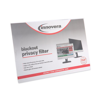 Blackout Privacy Monitor Filter For 23.8" Widescreen Flat Panel Monitor, 16:9 Aspect Ratio