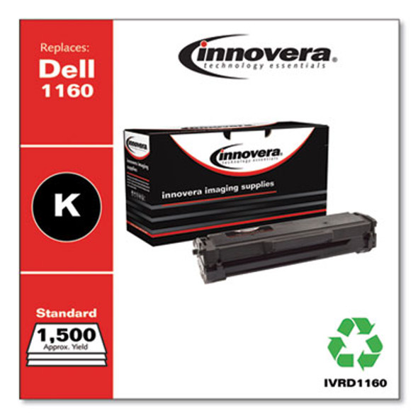 Remanufactured Black Toner, Replacement For 331-7335, 1,500 Page-Yield