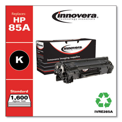 Remanufactured Black Toner, Replacement For 85A (Ce285A), 1,600 Page-Yield