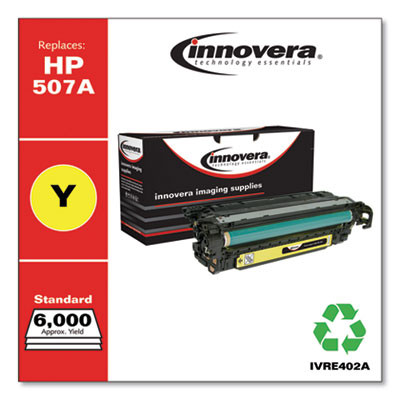 Remanufactured Yellow Toner, Replacement For 507A (Ce402A), 6,000 Page-Yield