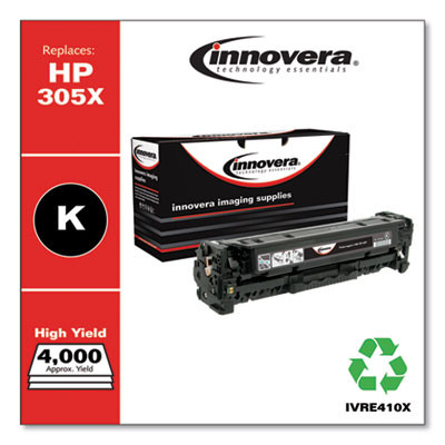 Remanufactured Black High-Yield Toner, Replacement For 305X (Ce410X), 4,000 Page-Yield