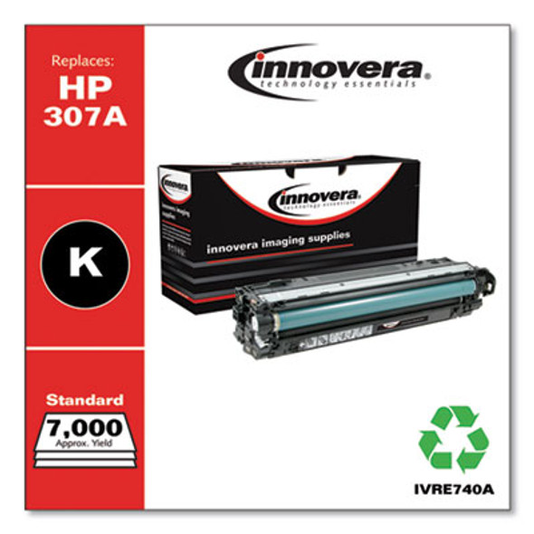 Remanufactured Black Toner, Replacement For 307A (Ce740A), 7,000 Page-Yield