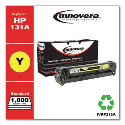 Remanufactured Yellow Toner, Replacement For 131A (Cf212A), 1,800 Page-Yield