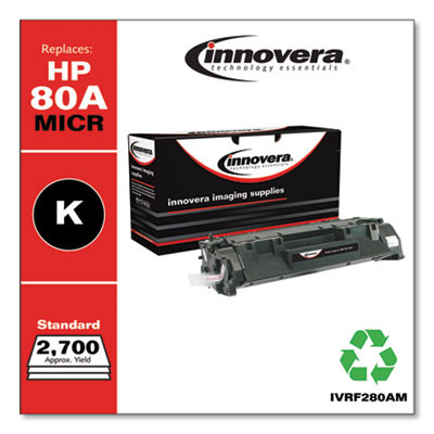 Remanufactured Black Micr Toner, Replacement For 80Am (Cf280Am), 2,700 Page-Yield