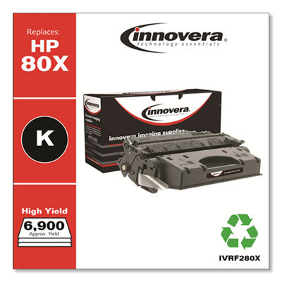 Remanufactured Black High-Yield Toner, Replacement For 80X (Cf280X), 6,900 Page-Yield