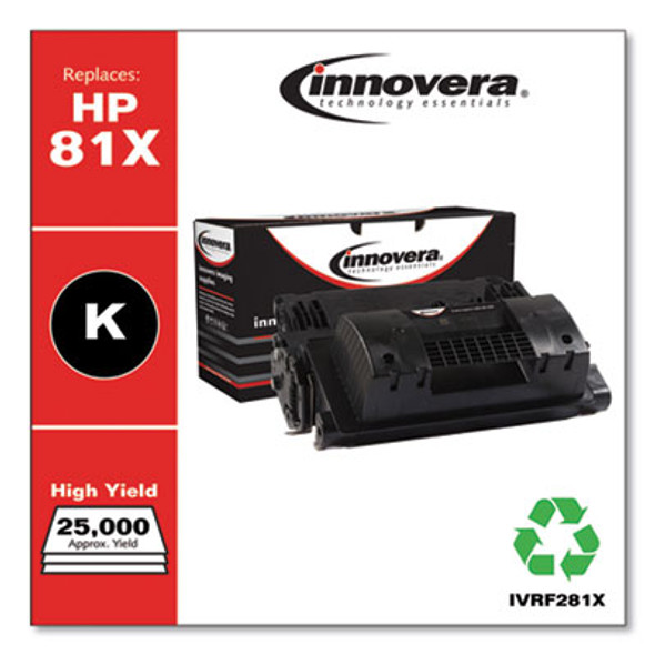 Remanufactured Black High-Yield Toner, Replacement For 81X (Cf281X), 25,000 Page-Yield
