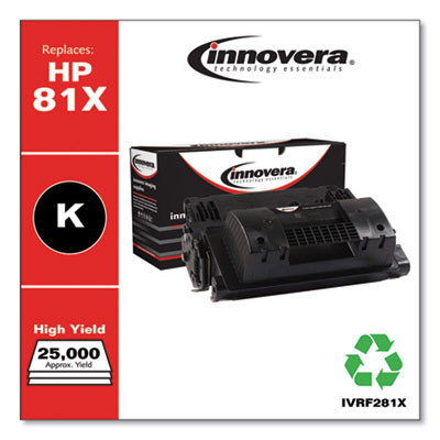 Remanufactured Black High-Yield Toner, Replacement For 81X (Cf281X), 25,000 Page-Yield