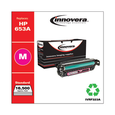 Remanufactured Magenta Toner, Replacement For 653A (Cf323A), 16,500 Page-Yield
