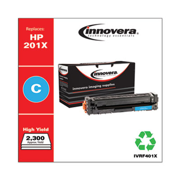 Remanufactured Cyan High-Yield Toner, Replacement For 201X (Cf401X), 2,300 Page-Yield