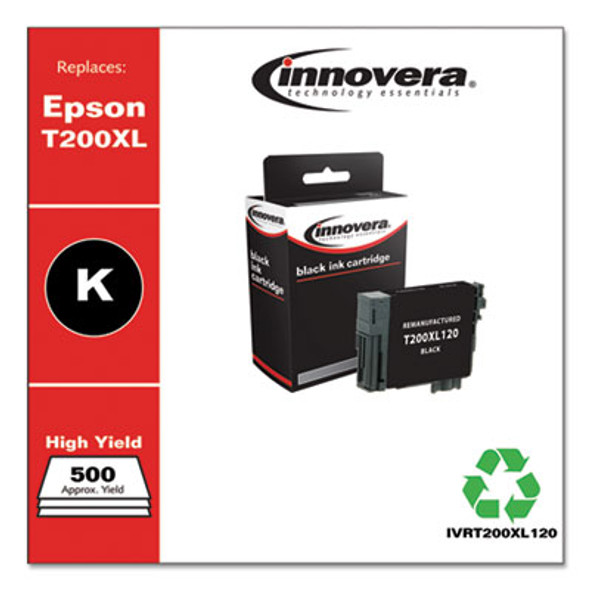 Remanufactured Black High-Yield Ink, Replacement For T200Xl (T200Xl120), 500 Page-Yield