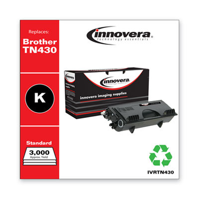 Remanufactured Black Toner, Replacement For Tn430, 3,000 Page-Yield